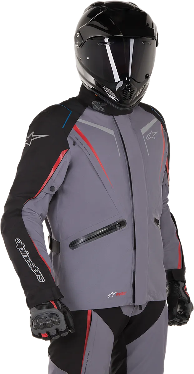 ALPINESTARS Yokohama Drystar? Jacket - Gray/Black/Red - Medium 3206017-1018-M