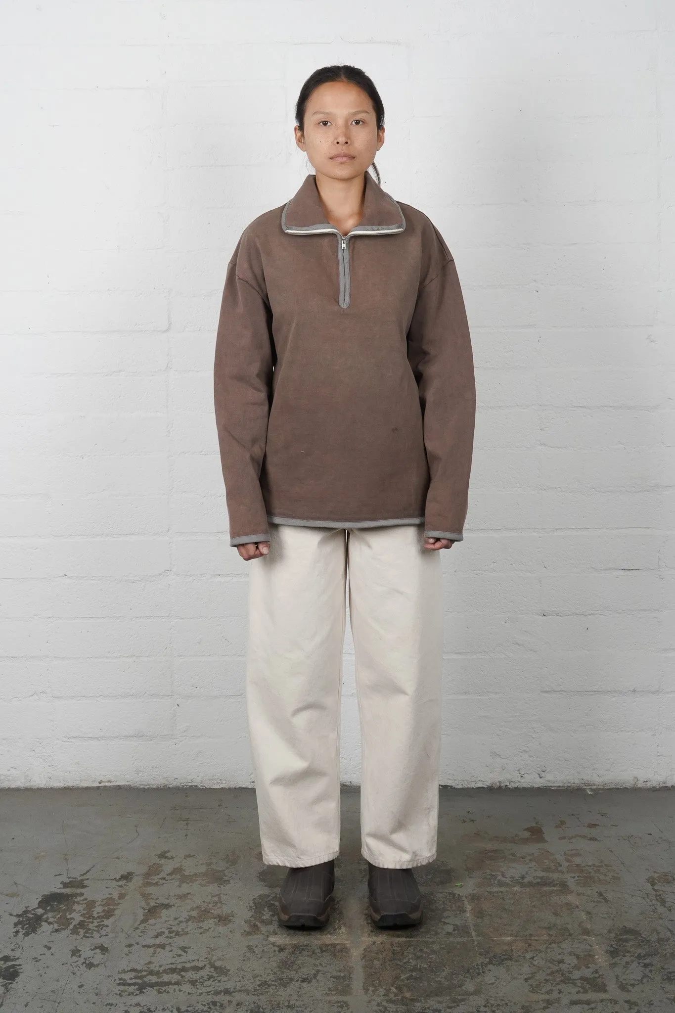 Base Layer Pullover - Charred Brown