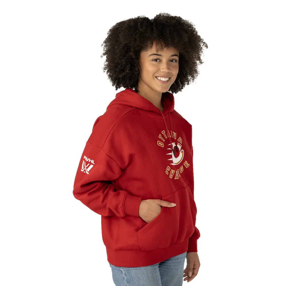 BAUER OTTAWA CHARGE ULTIMATE WOMENS RED HOODIE