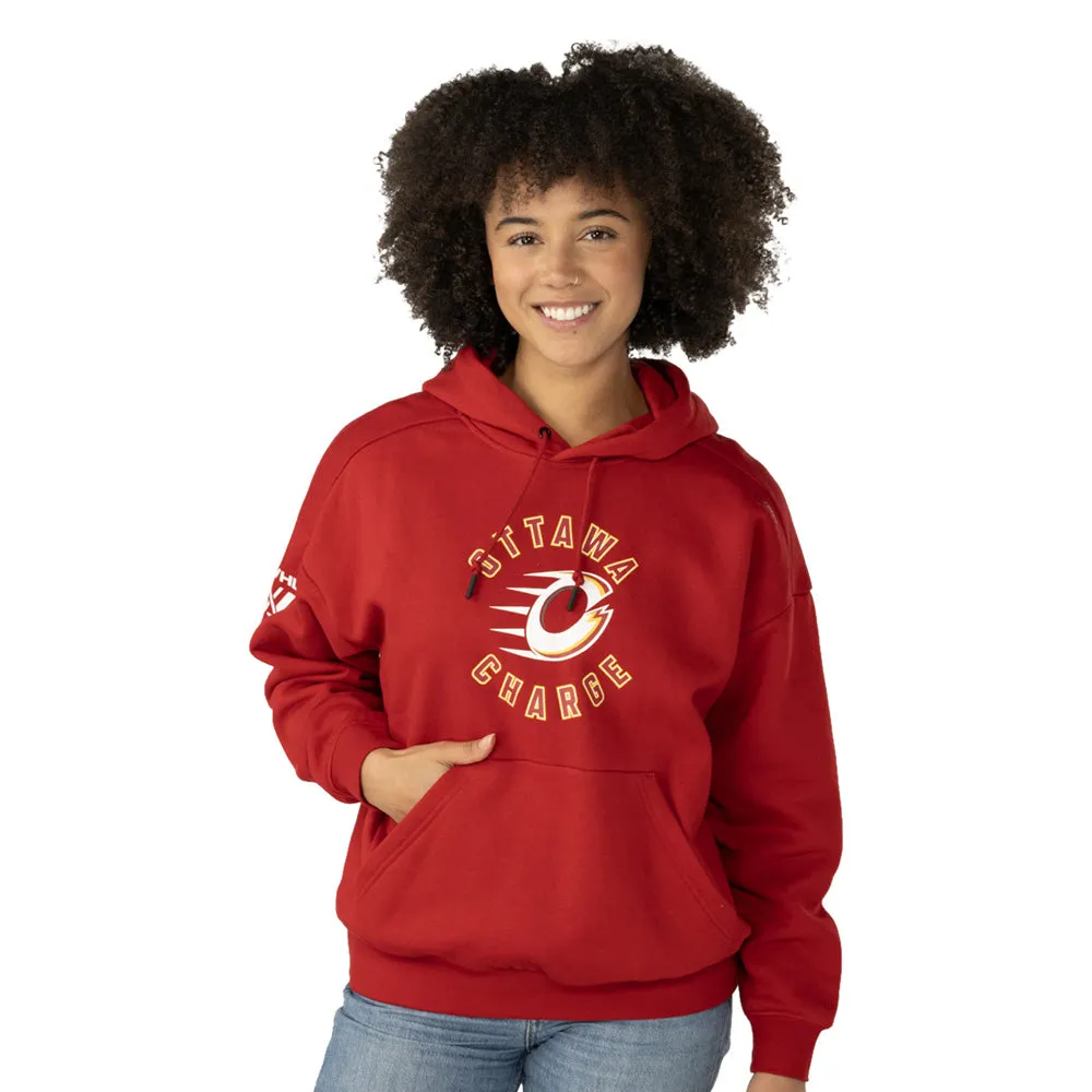 BAUER OTTAWA CHARGE ULTIMATE WOMENS RED HOODIE