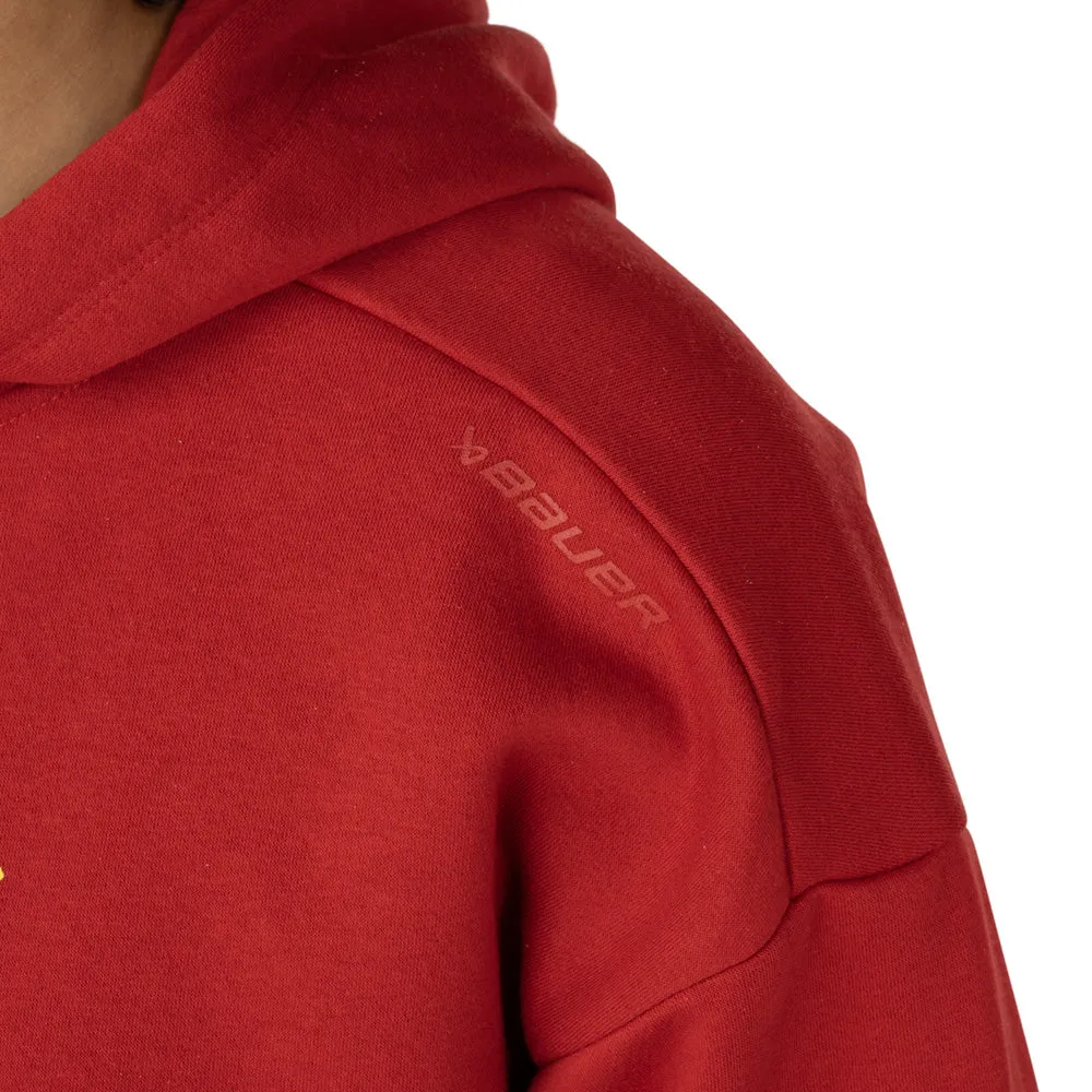 BAUER OTTAWA CHARGE ULTIMATE WOMENS RED HOODIE