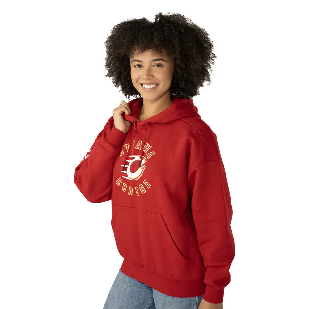 BAUER OTTAWA CHARGE ULTIMATE WOMENS RED HOODIE