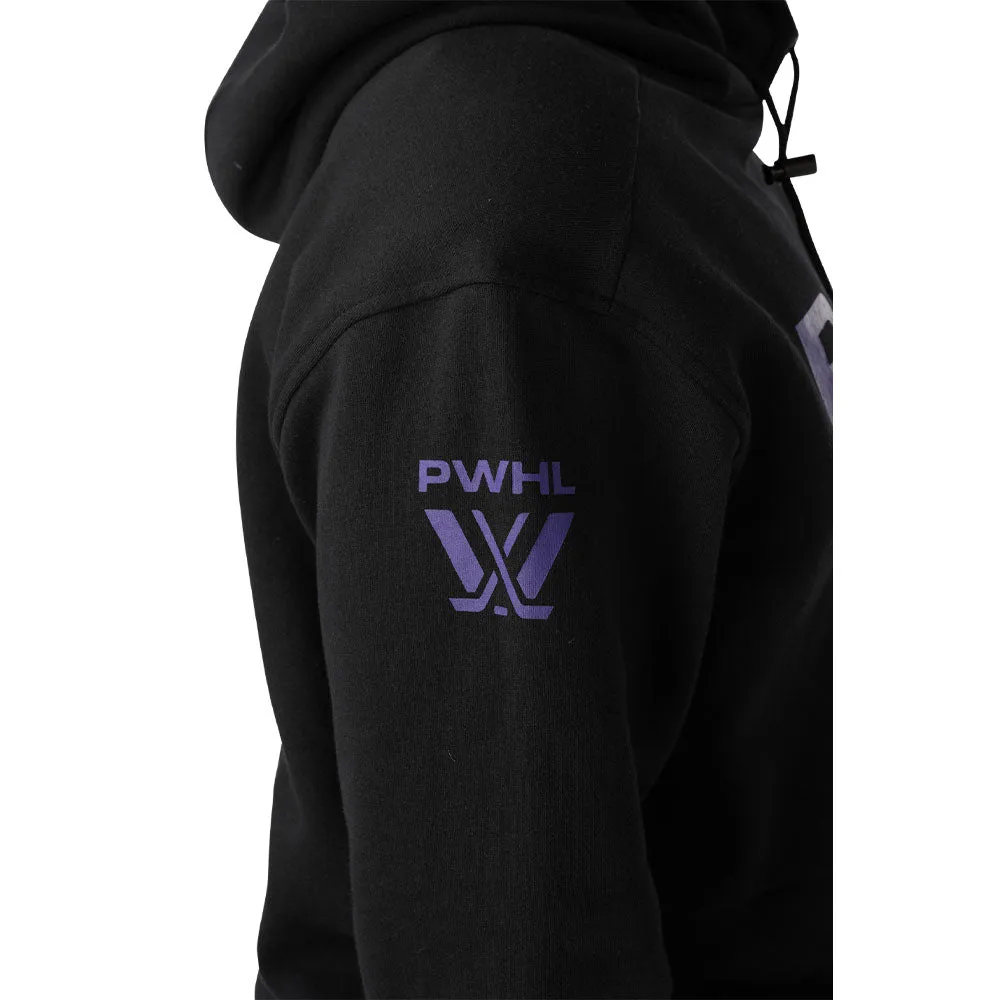 BAUER PWHL LEAGUE ULTIMATE ADULT BLACK HOODIE