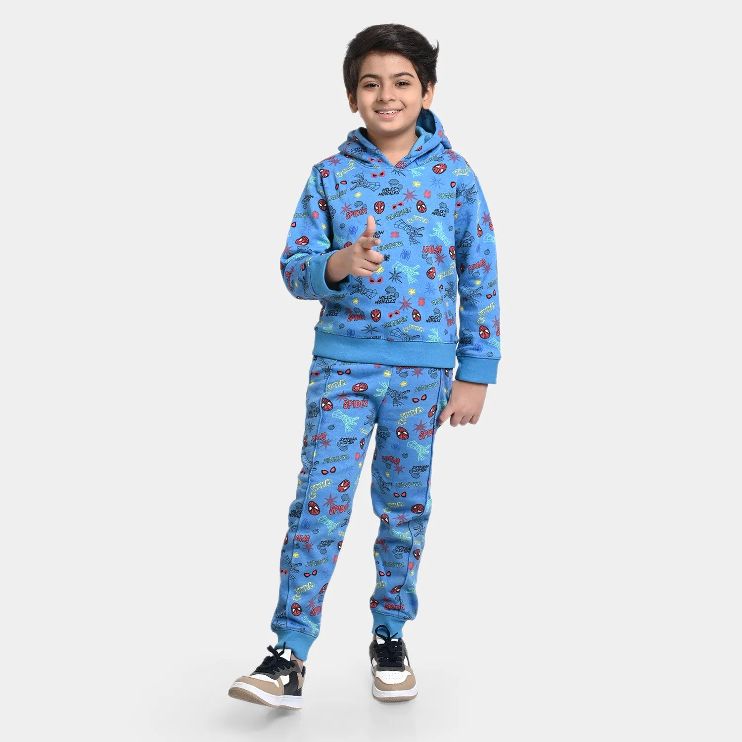 Boys Fleece 2 Piece Suit Character-Blue