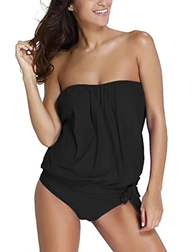 Bsubseach Black Two Piece Bathing Suits