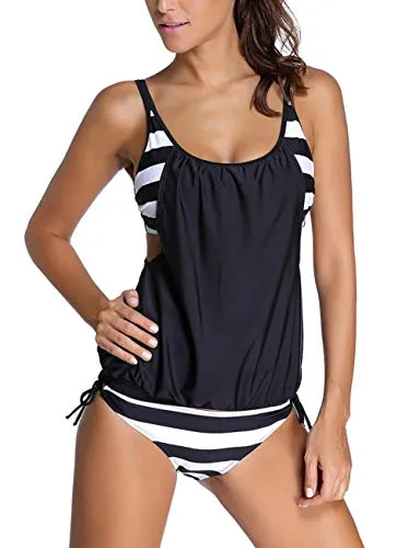 Bsubseach Black Two Piece Bathing Suits