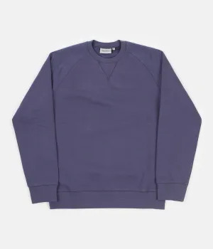 Carhartt Chase Crewneck Sweatshirt - Cold Viola / Gold