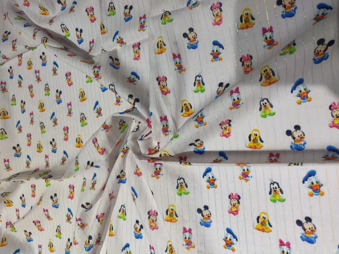 COTTON POPLIN DISNEY CHARACTER PRINT 58" wide