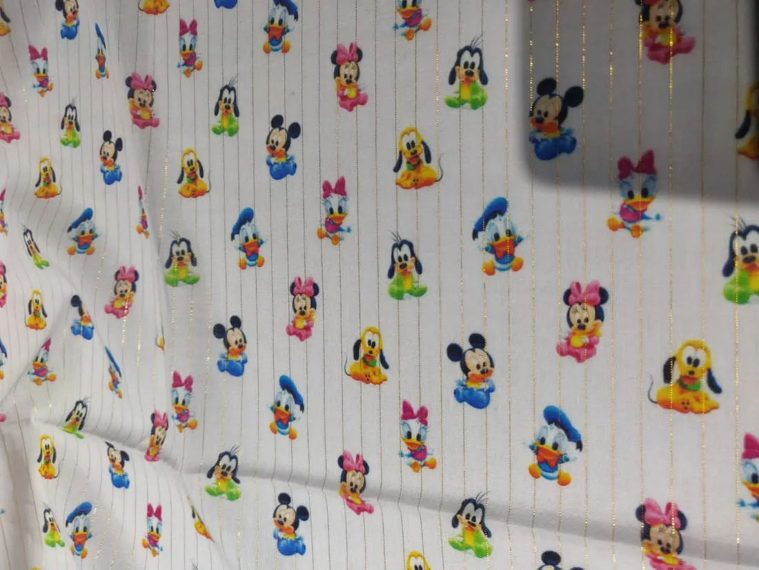 COTTON POPLIN DISNEY CHARACTER PRINT 58" wide