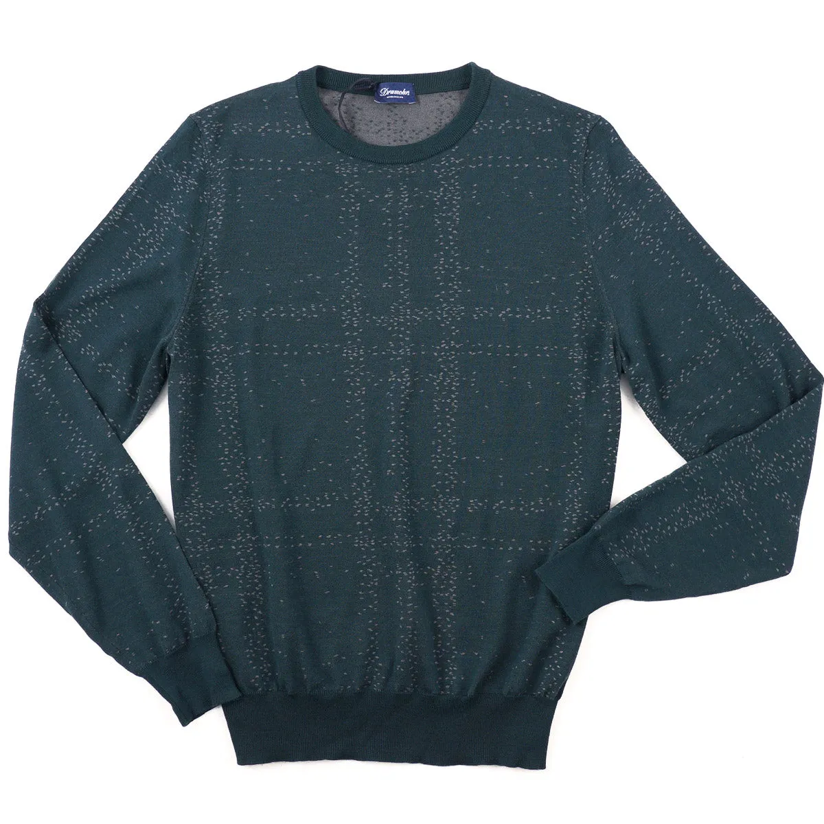 Drumohr Patterned Merino Wool Sweater