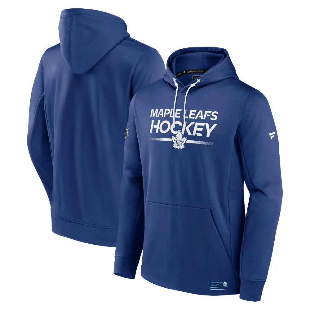 FANATICS TORONTO MAPLE LEAFS AUTHENTIC PRO ADULT NAVY PULLOVER HOODIE