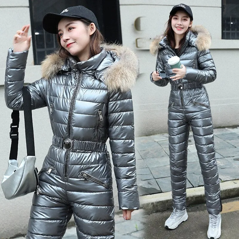 Metallic Winter Snowsuit