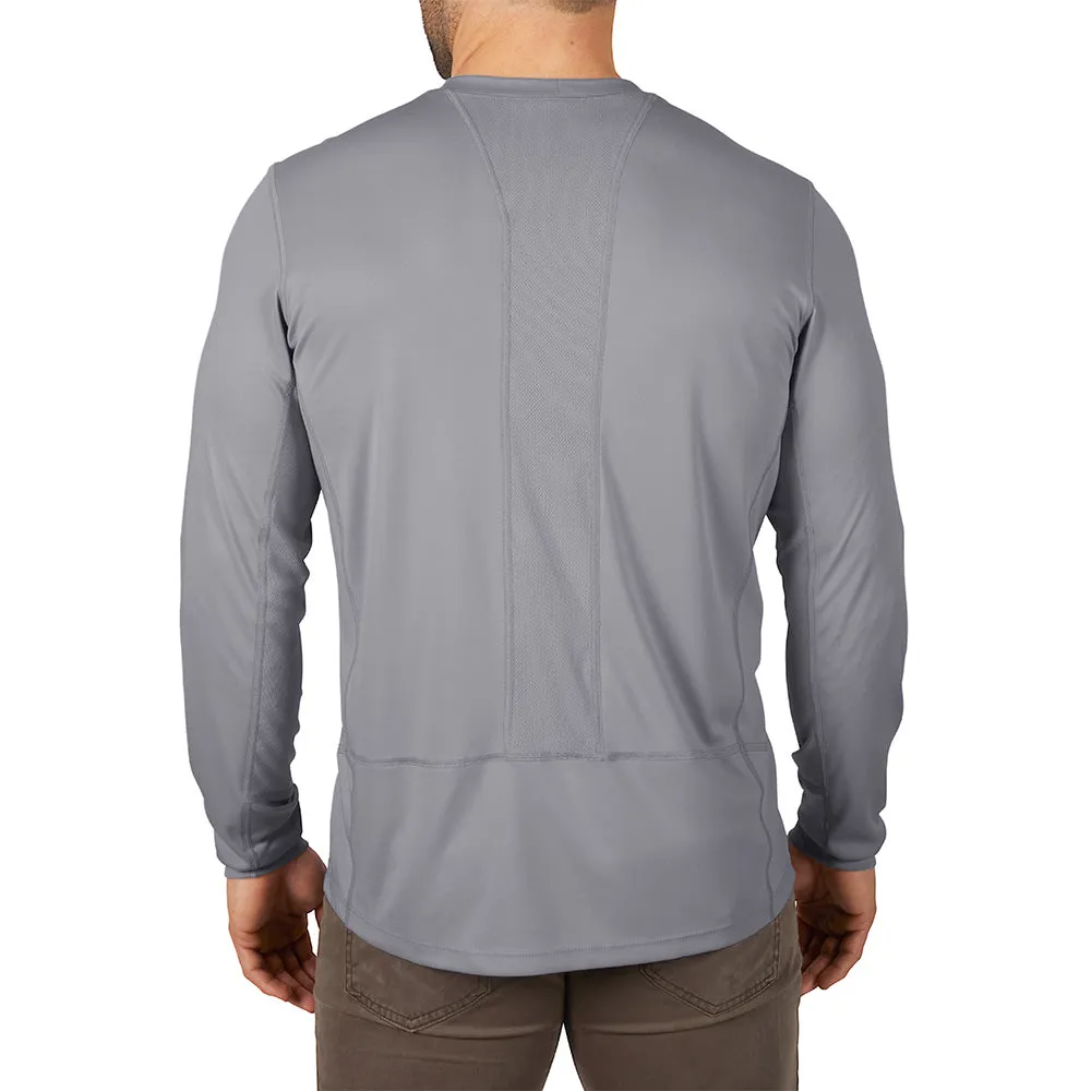 Milwaukee 415G-L WORKSKIN Lightweight Performance Long Sleeve Shirt- Gray, L