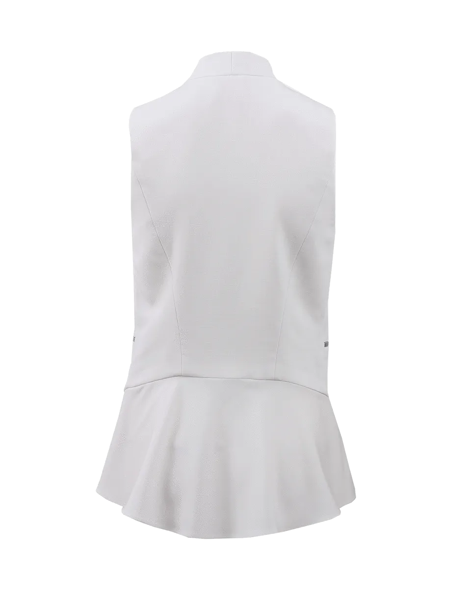 Monili Pocket Peplum Vest