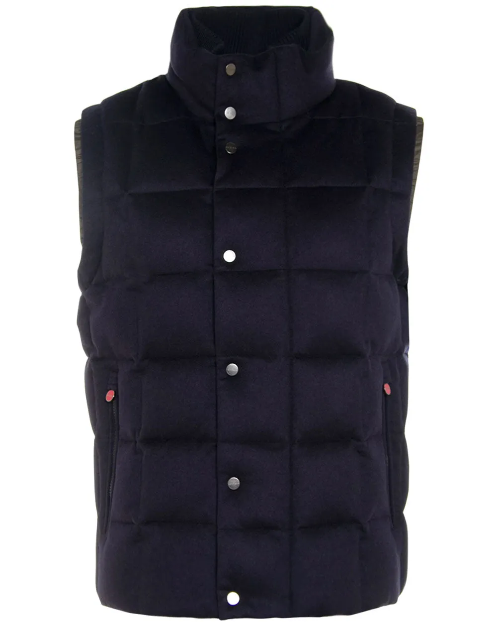 Navy Quilted Puffer Vest