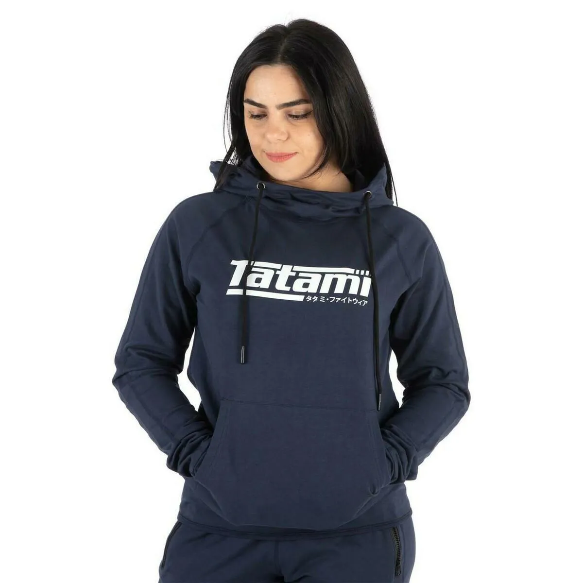 Navy Tatami Ladies Logo Hoodie