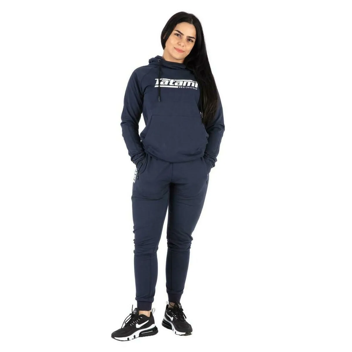 Navy Tatami Ladies Logo Hoodie