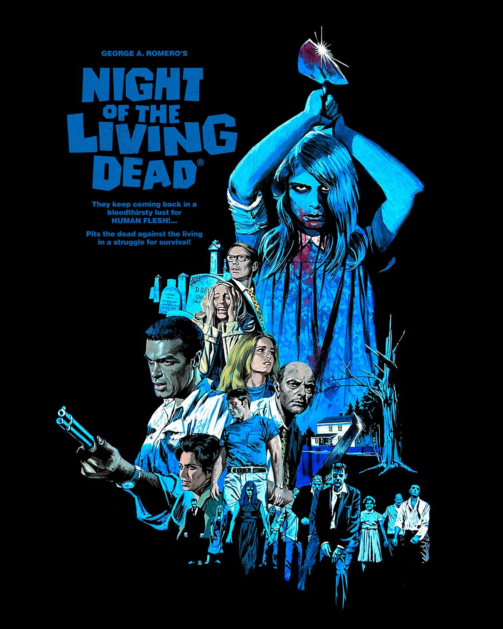 Night of the Living Dead - 55th Anniversary - Womens