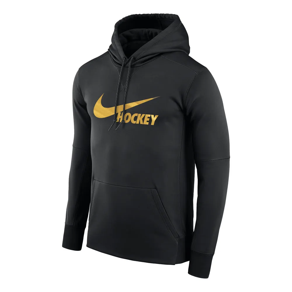 NIKE BISHOP COTTON SCHOOL HOCKEY BLACK PULLOVER HOODIE