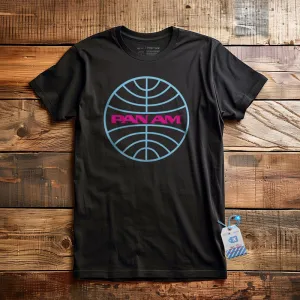 Pan Am Logo Neon - T-Shirt