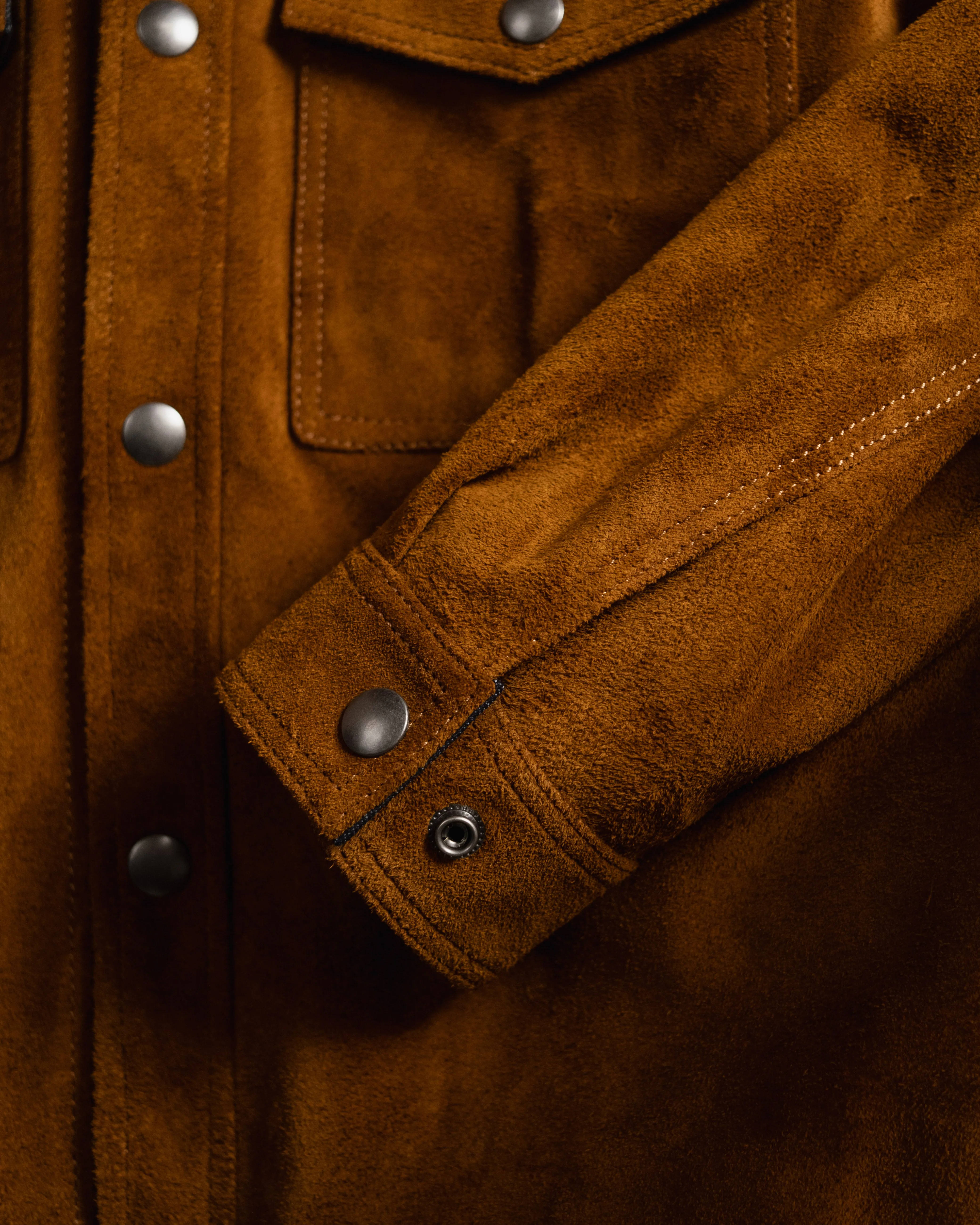 Peak Overshirt Leather