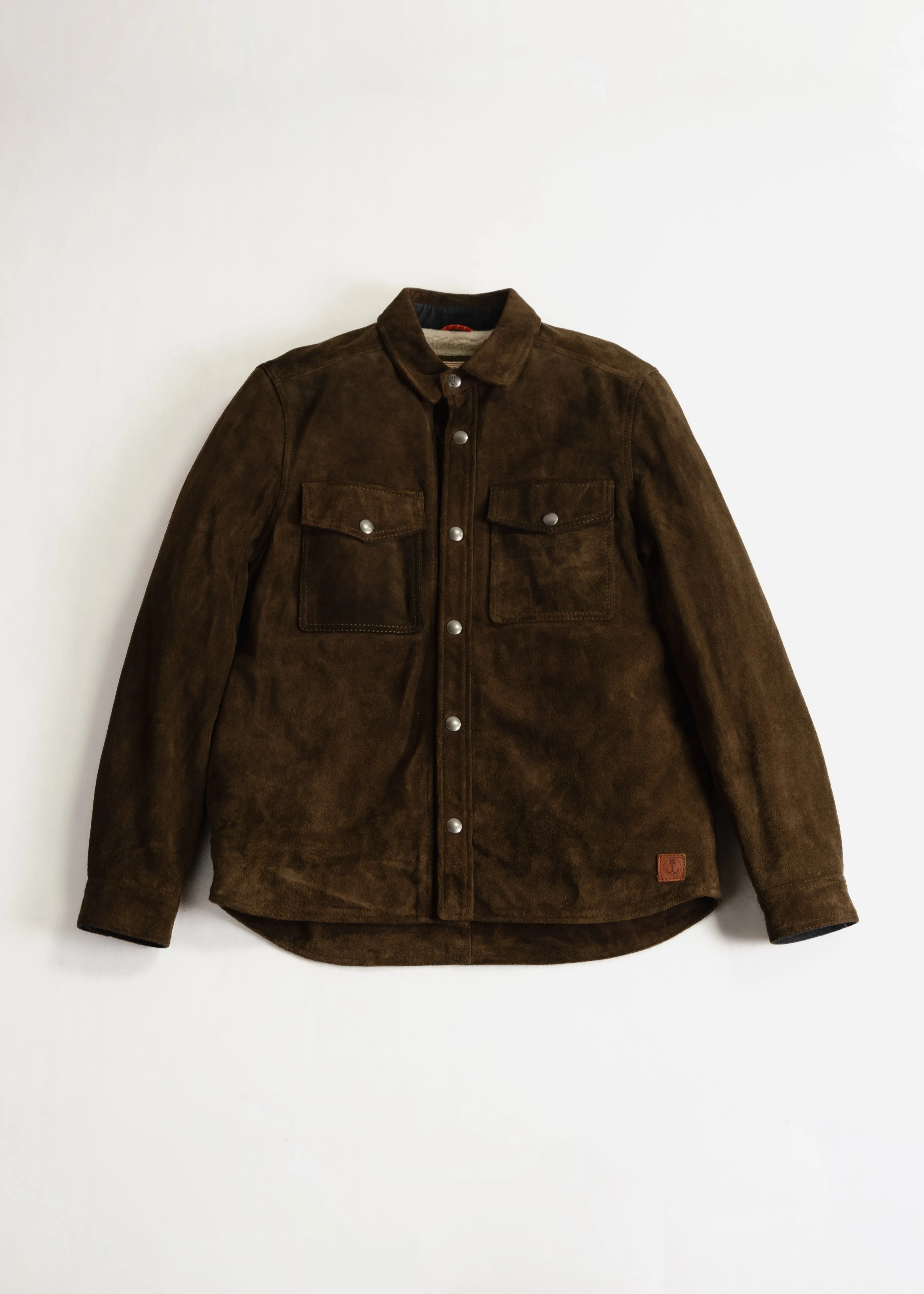 Peak Overshirt Leather