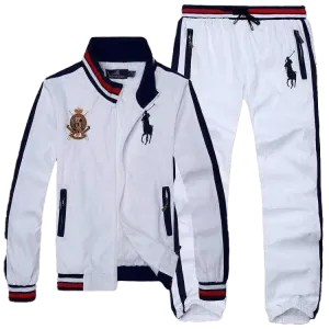 Prl County Rider Big Pony polythene Tracksuit - White