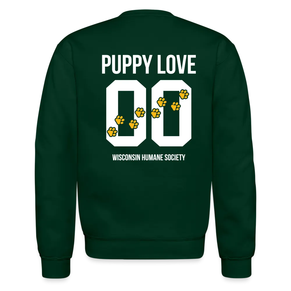 Puppy Love Crewneck Sweatshirt (Dark Colors)