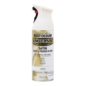 RUST-OLEUM Universal Paint & Primer Spray Paint 340g Aerosol Satin White